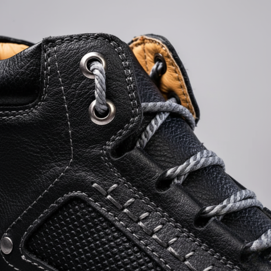 Scarpe Uomo in Ecopelle con Suola in Gomma