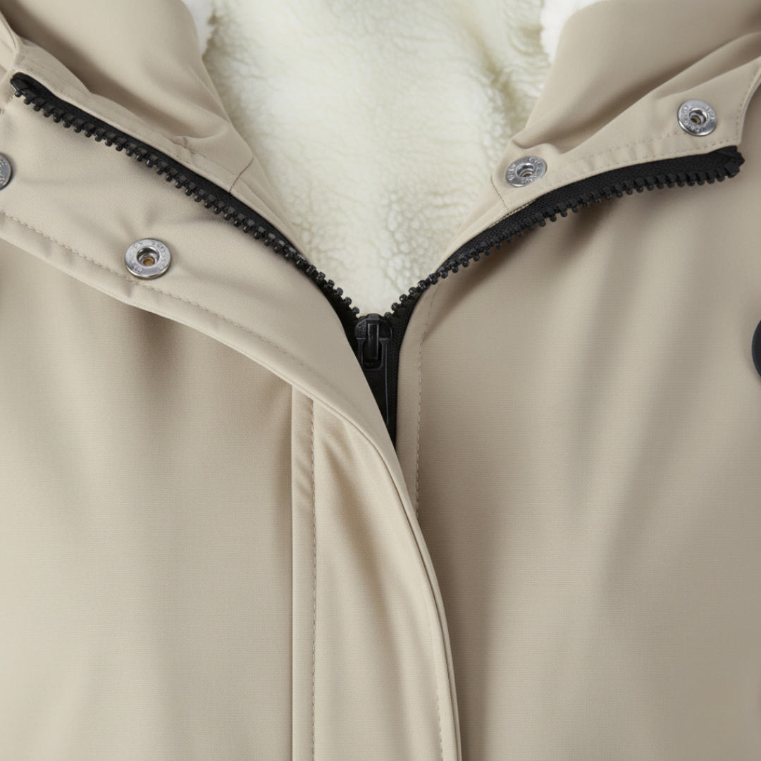 Giacca Donna Impermeabile Cappuccio Materiale Resistente