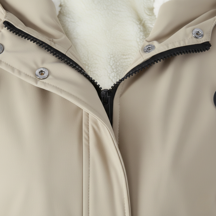 Giacca Donna Impermeabile Cappuccio Materiale Resistente