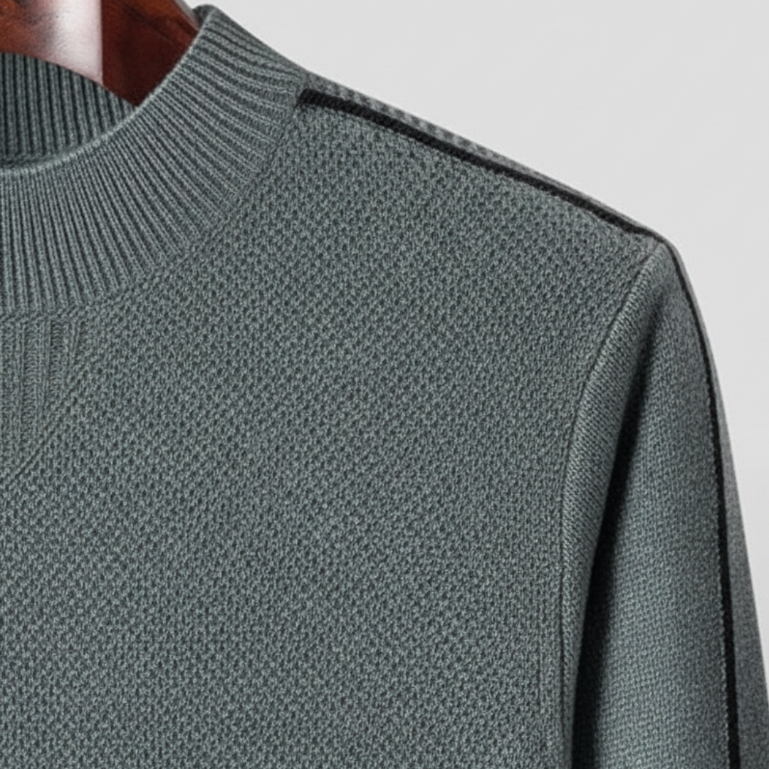 Maglione Uomo Girocollo in Materiale di Qualità
