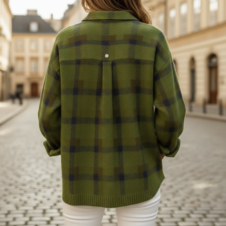 Maglione Donna Cardigan Checkered