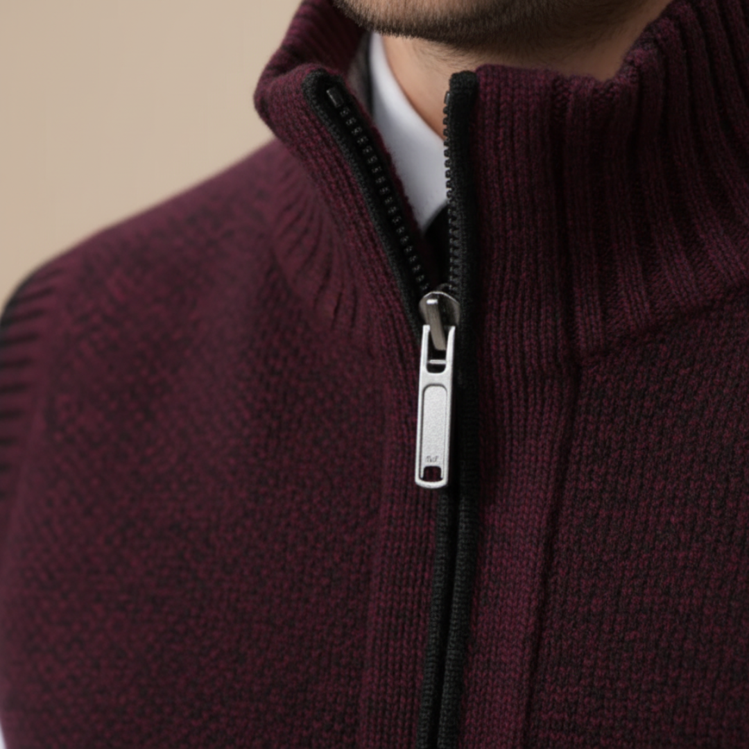 Gilet Uomo Casual Con Zip