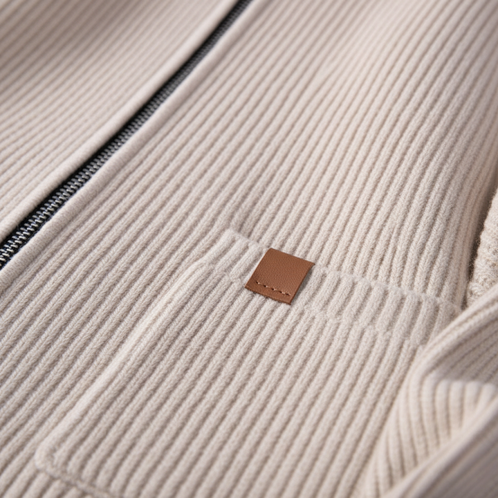 Cardigan Uomo Collo Alto