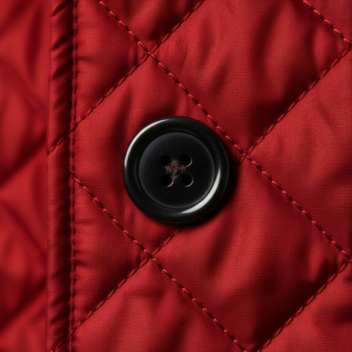 Giacca Donna Trapuntata Diamante Bottoni Leggera