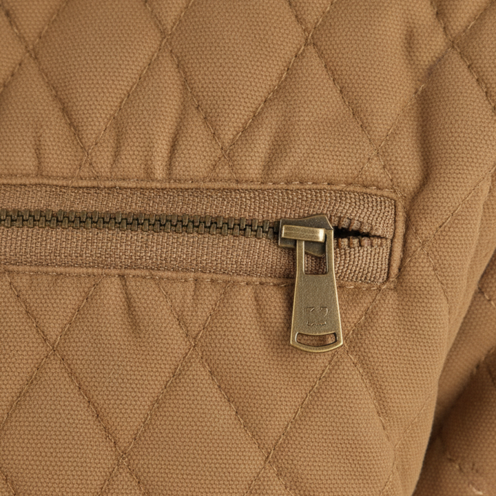 Quiltet Herrejakke i Stof