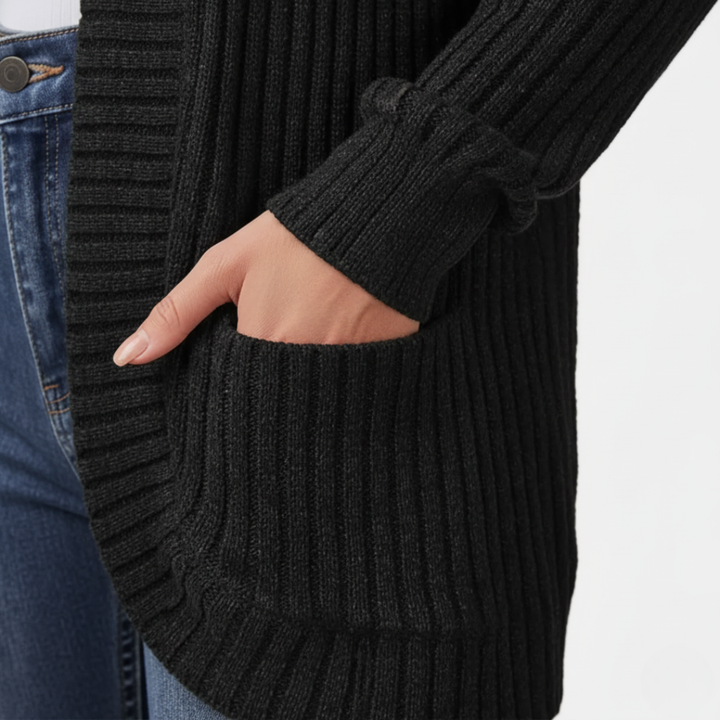 Cardigan Donna in Maglia con Tasche Disponibile