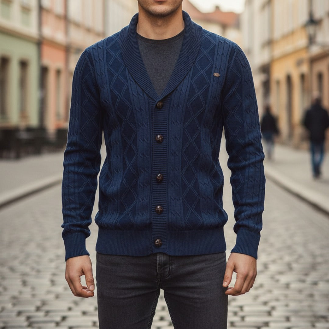 Cardigan uomo con bottoni
