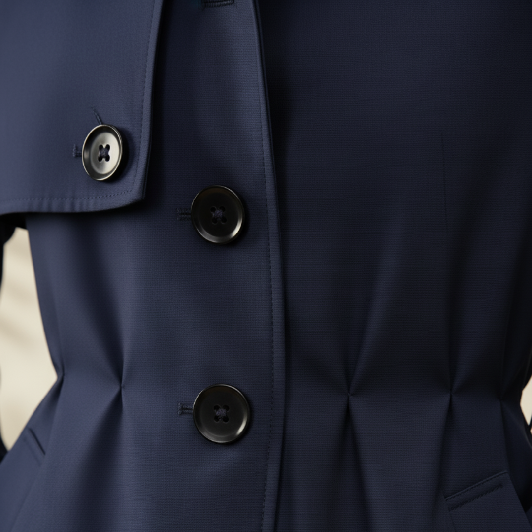 Trench Donna Corto Poliestere Classico