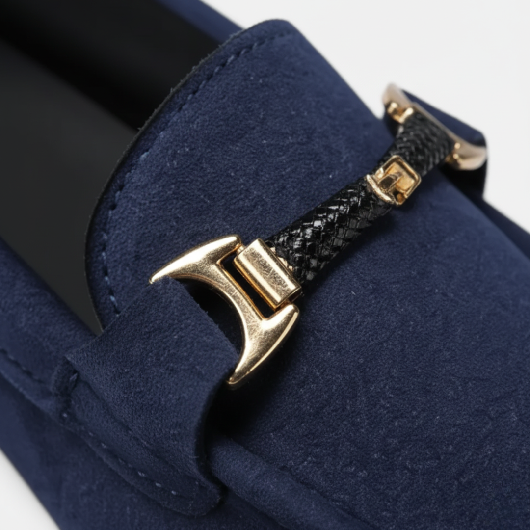 Mocassini Uomo in Pelle con Fibbia Disponibili