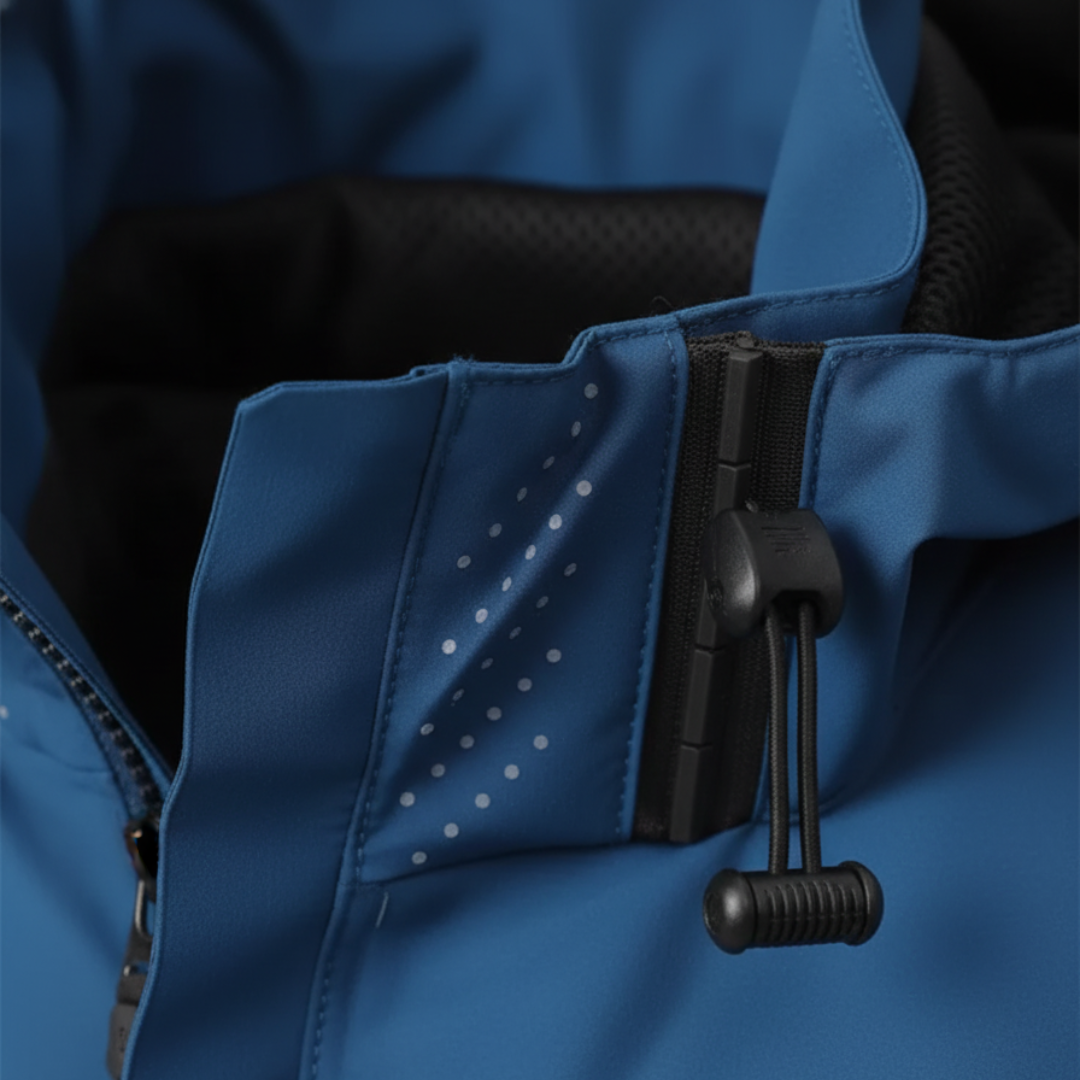 Giacca outdoor da uomo resistente all'acqua traspirante