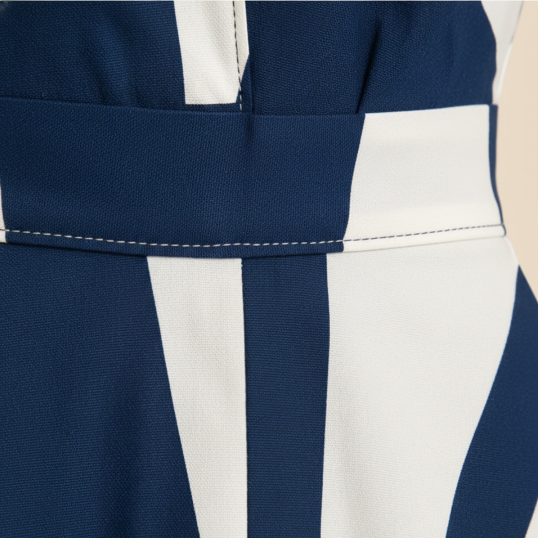 Abito Donna con Collo e Maniche Lunghe