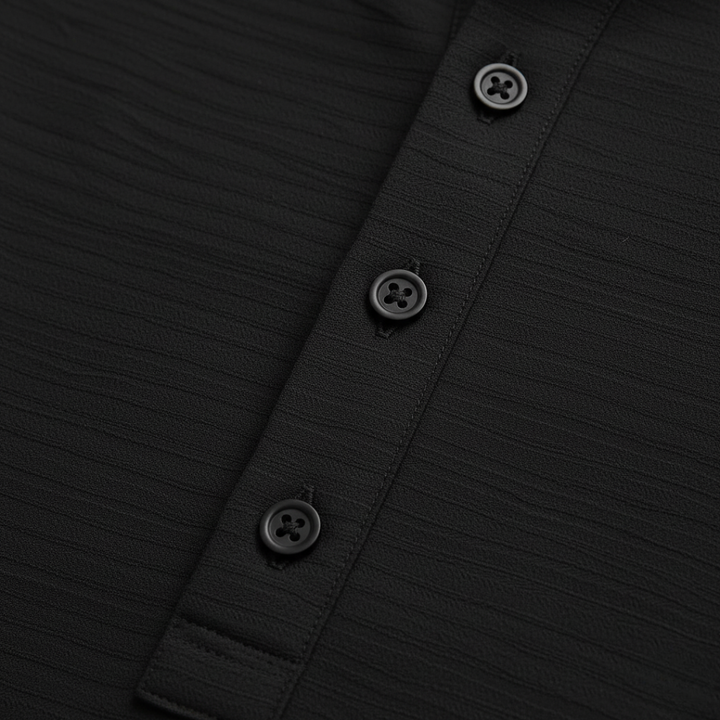 Maglia Henley Uomo in Nido d’Ape Beige