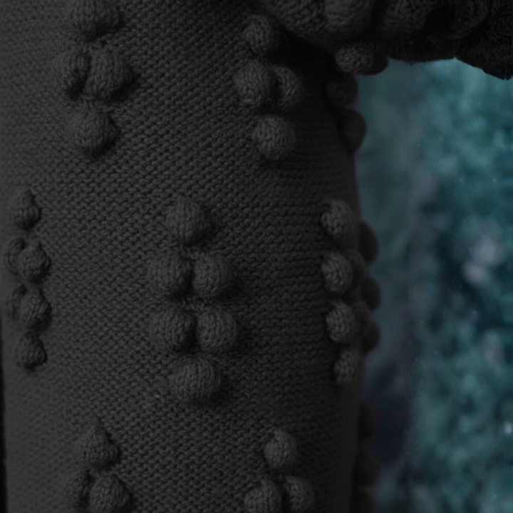 Cardigan Donna Lungo Maglia Spessa Bohémien