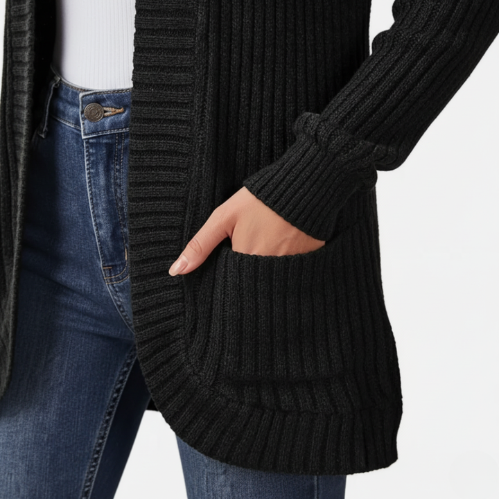 Cardigan Donna in Maglia con Tasche Disponibile