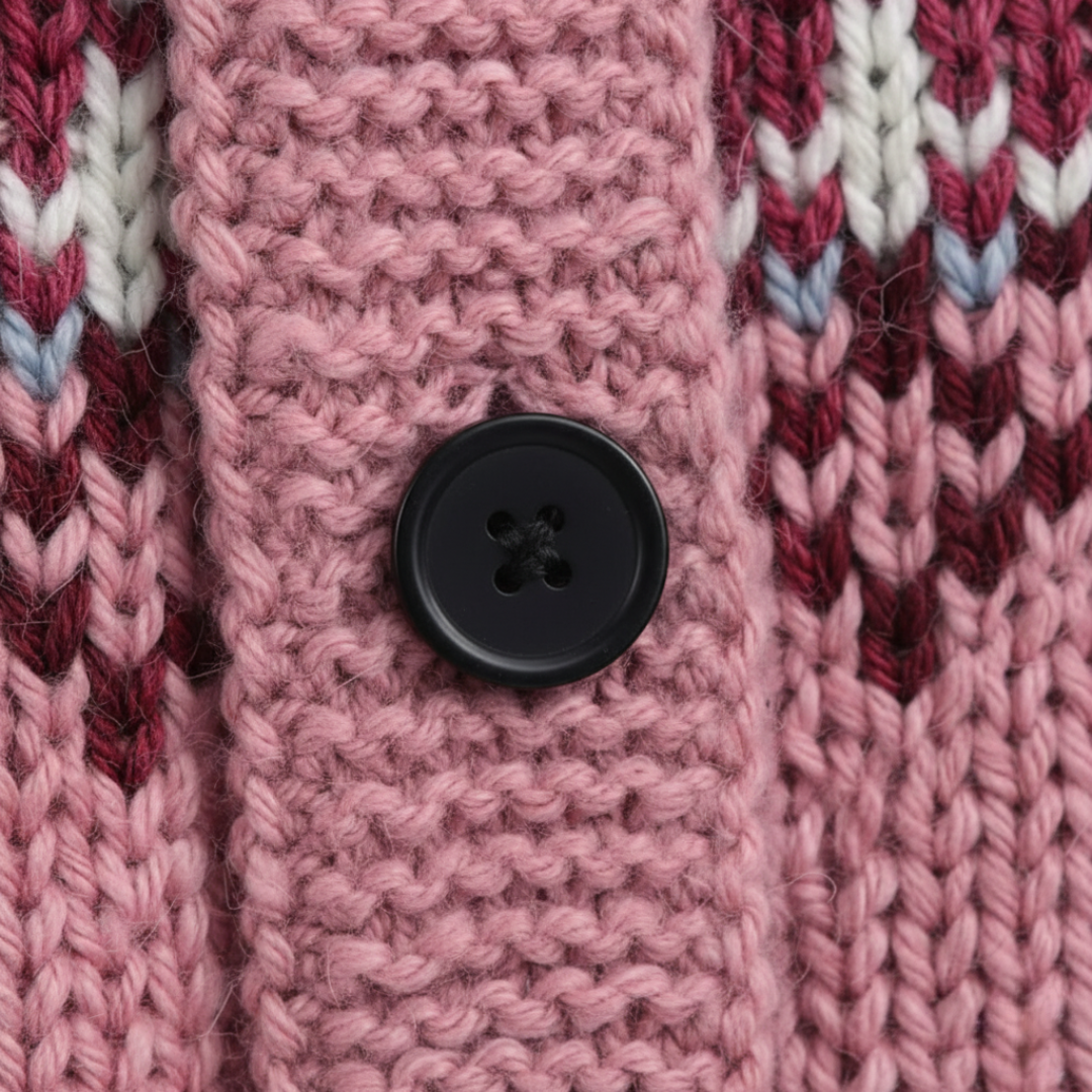 Giacca Corto Donna in Materiale Misto con Collo Revers e Bottoni