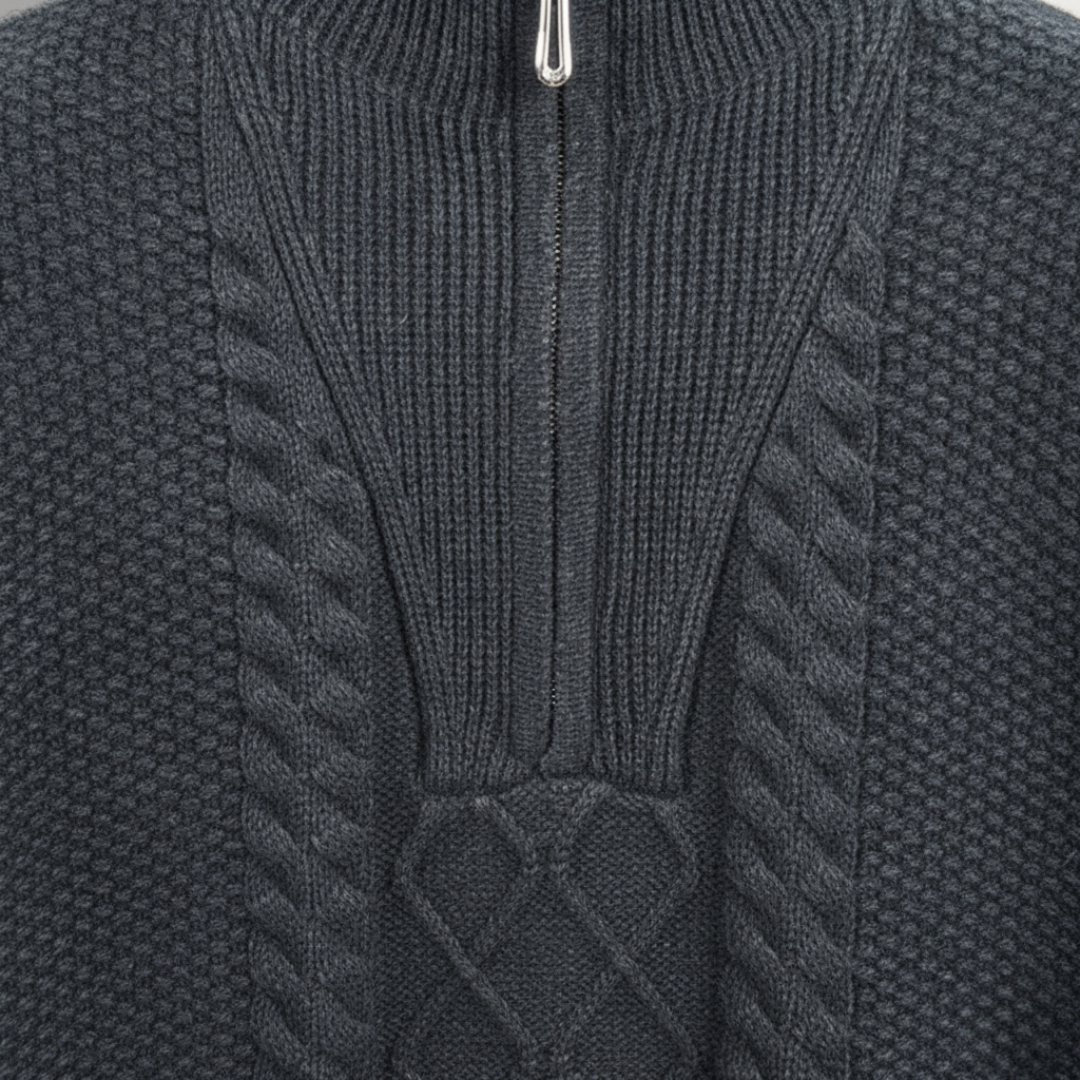 Maglione Uomo Mezza Zip