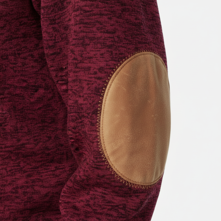 Men's Winter Pullover High Neck Patterned