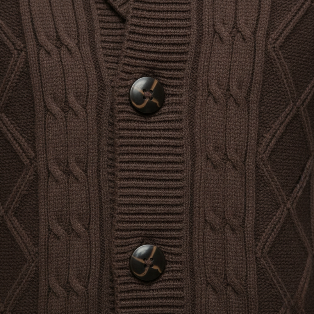 Cardigan uomo con bottoni