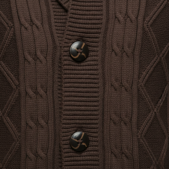 Cardigan uomo con bottoni