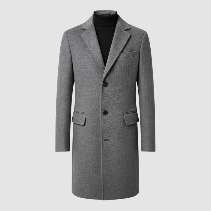 Cappotto elegante da uomo tre bottoni