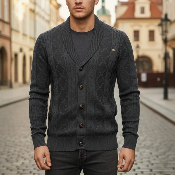 Cardigan uomo con bottoni
