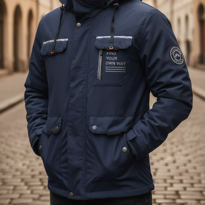 Giacca invernale da uomo con cappuccio – Parka elegante