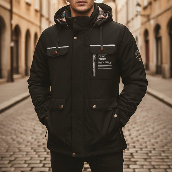 Giacca invernale da uomo con cappuccio – Parka elegante