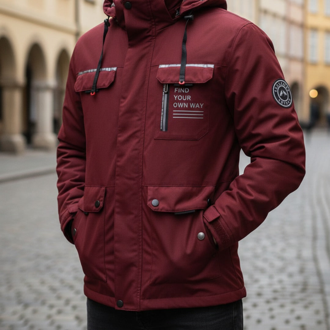 Giacca invernale da uomo con cappuccio – Parka elegante