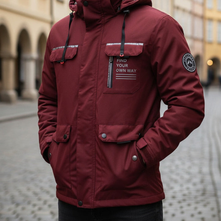 Giacca invernale da uomo con cappuccio – Parka elegante