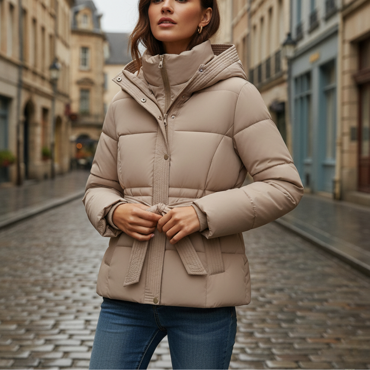 Piumino Donna Cappuccio Antivento