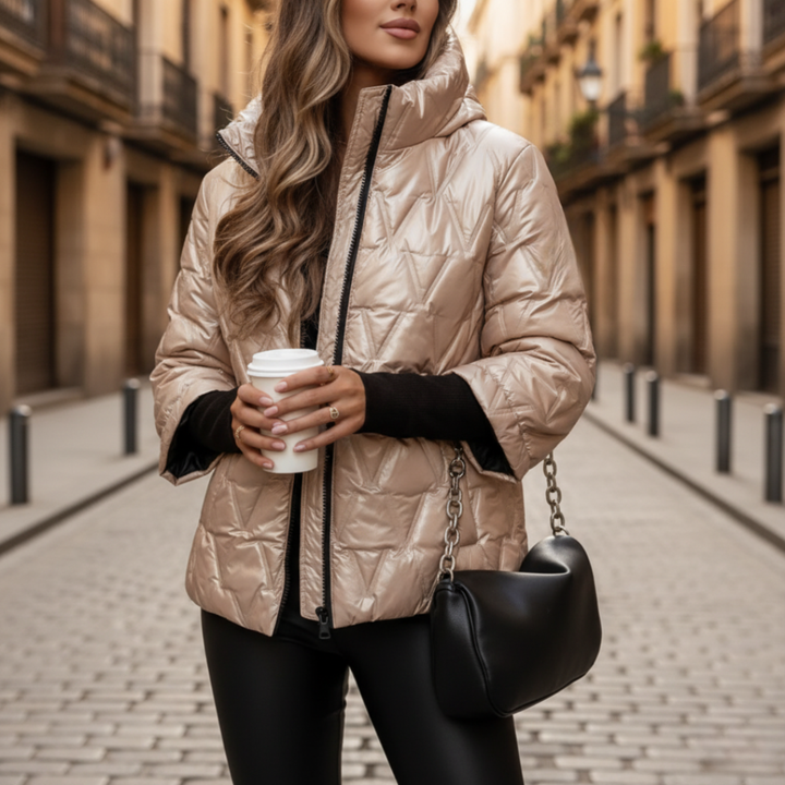 Giacca Donna Imbottita con Cappuccio