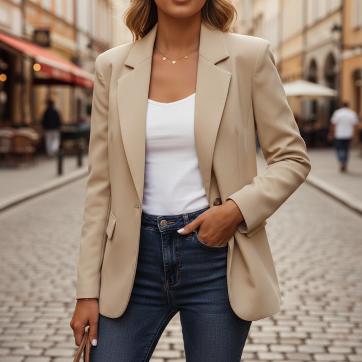 Blazer Donna in Tessuto con Bottoni