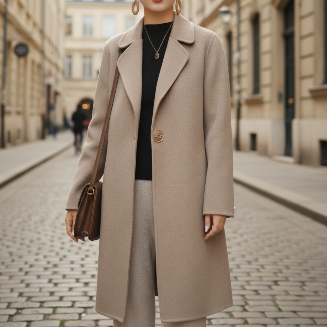 Cappotto Donna Cashmere Corto Invernale Elegante