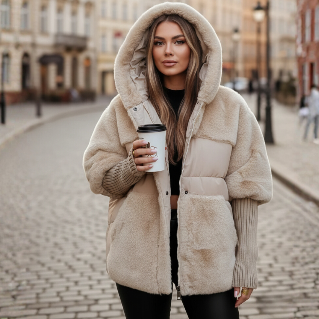Giacca Piumino Donna con Cappuccio