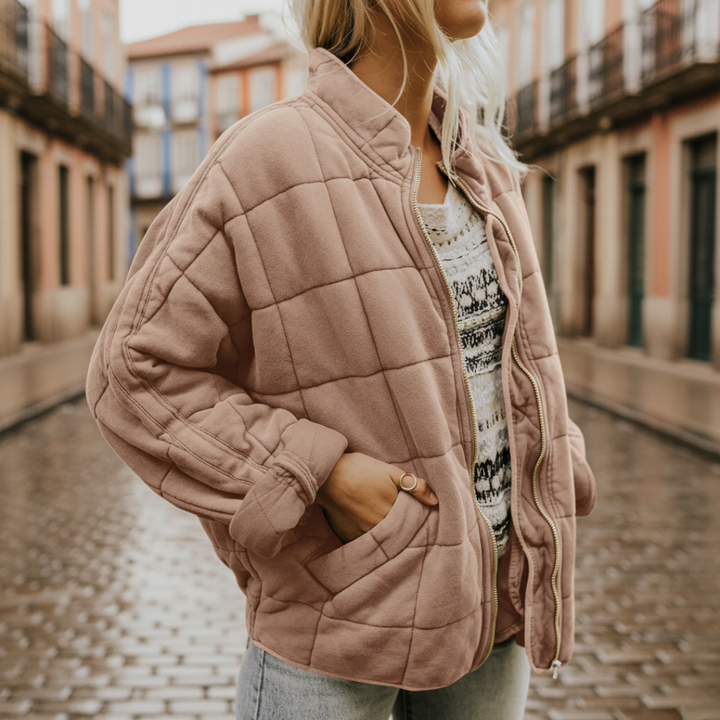 Giacca Donna Imbottita con Zip