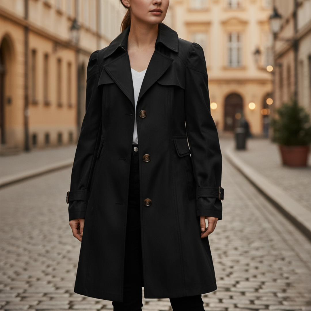 Trench Donna Con Bottoni