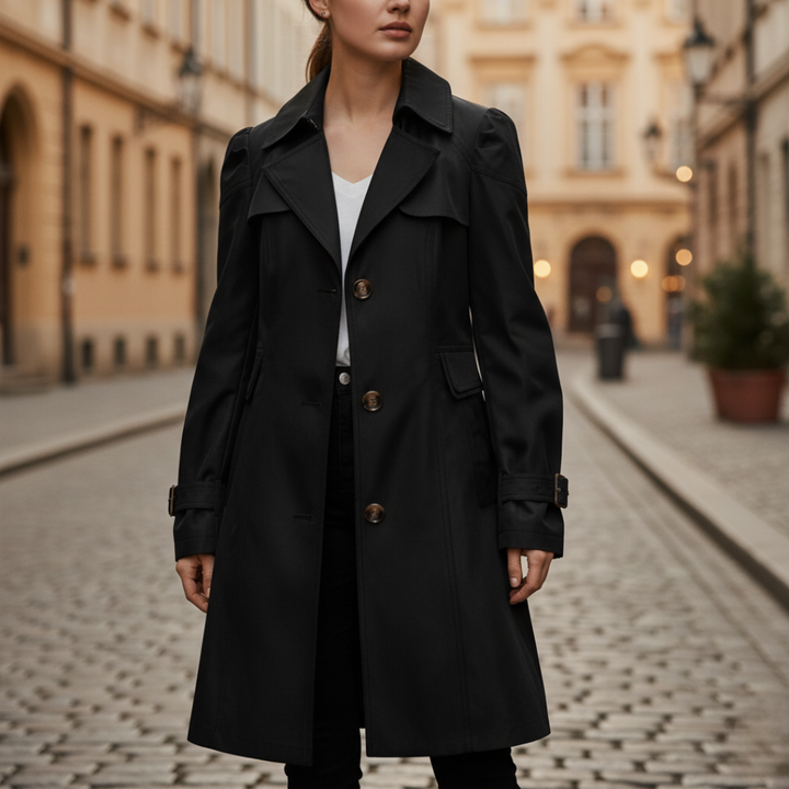 Trench Donna Con Bottoni