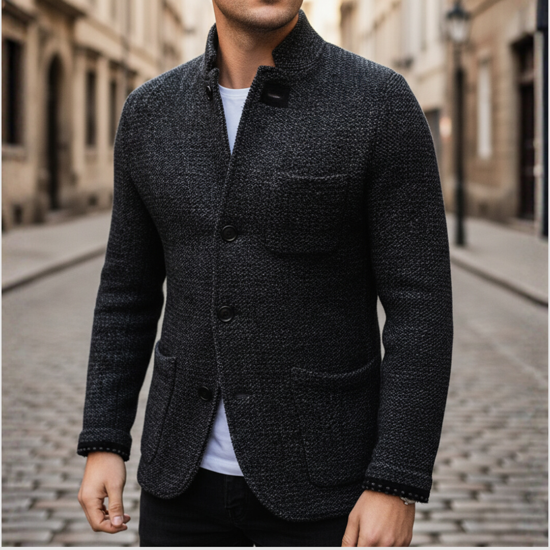 Giacca Uomo Slim Fit Tessuto Resistente