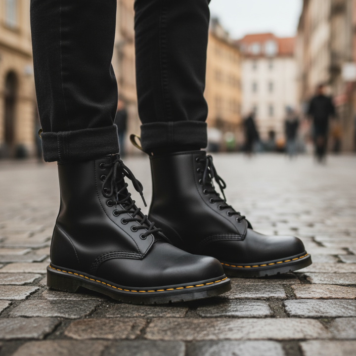 Stivali Uomo in Pelle Sintetica