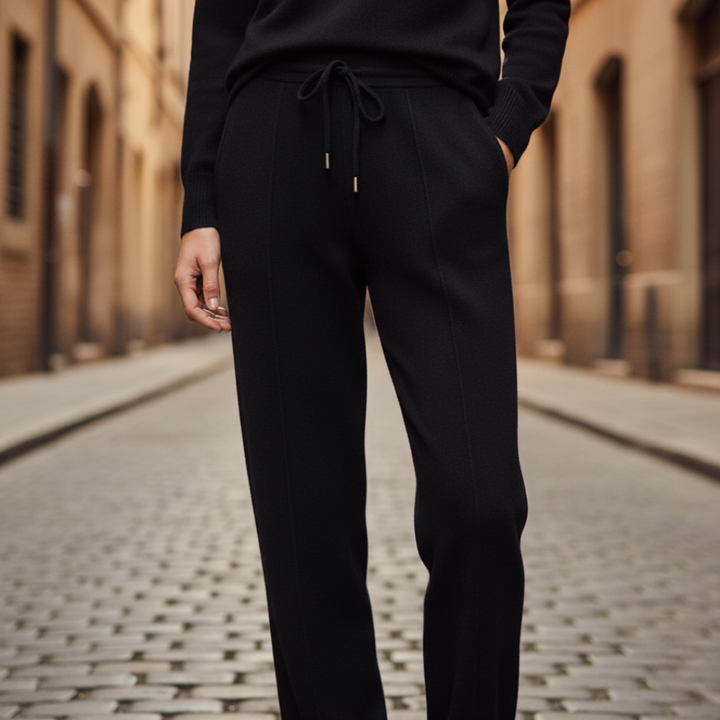 Pantaloni donna in tessuto morbido