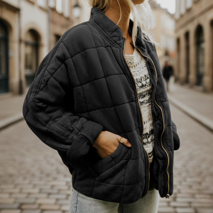 Giacca Donna Imbottita con Zip