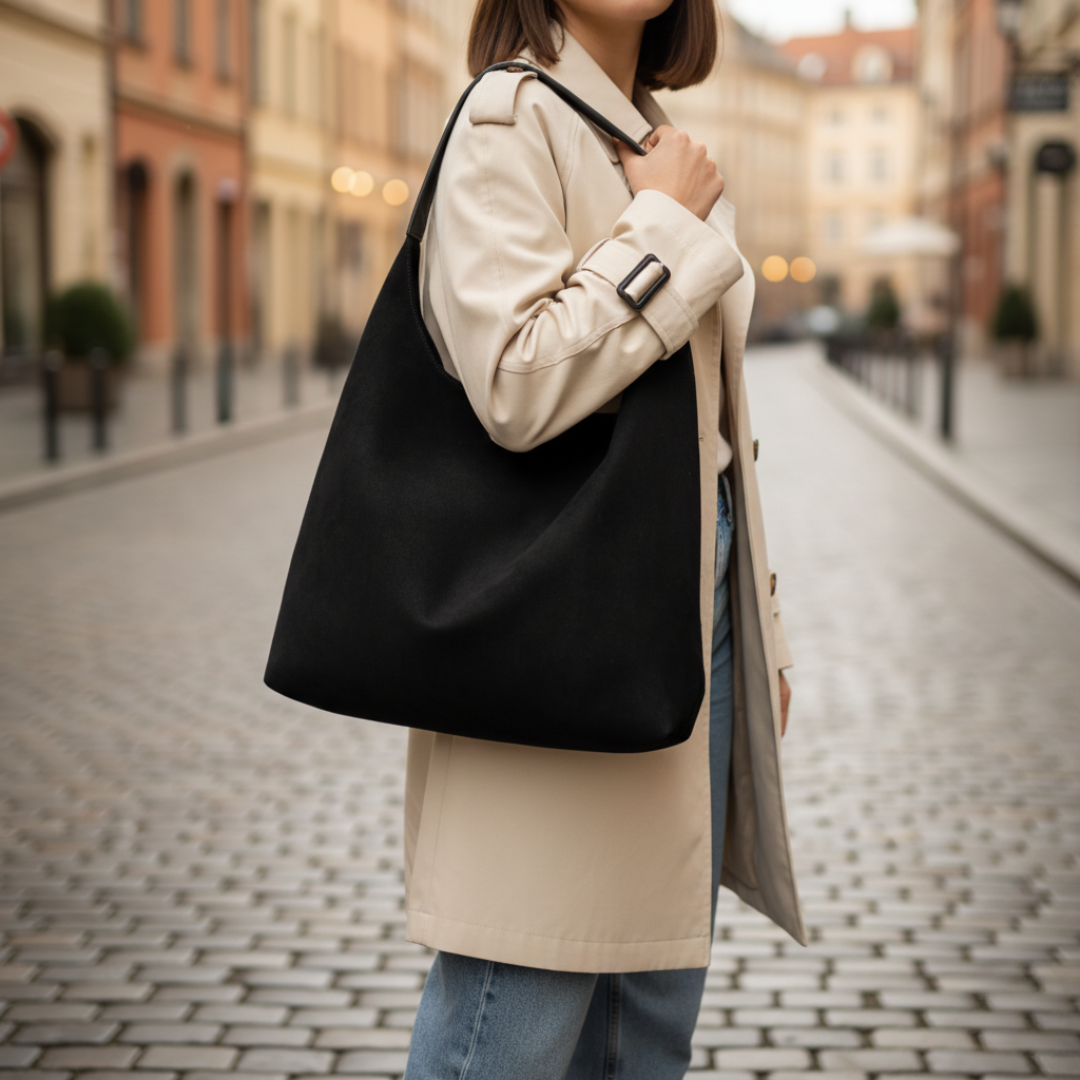 Borsa Donna con Manico e Pochette Abbinata