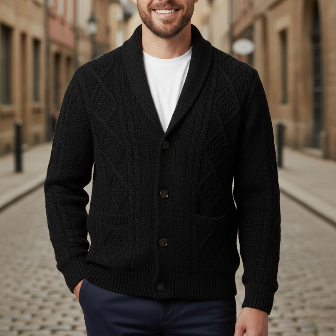 Cardigan Uomo con Bottoni