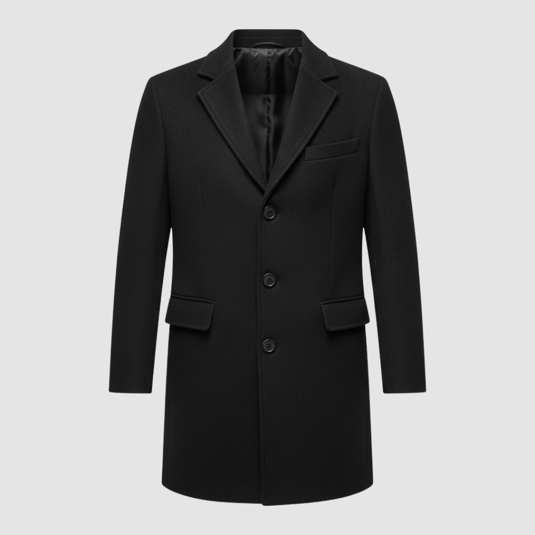 Cappotto elegante da uomo tre bottoni