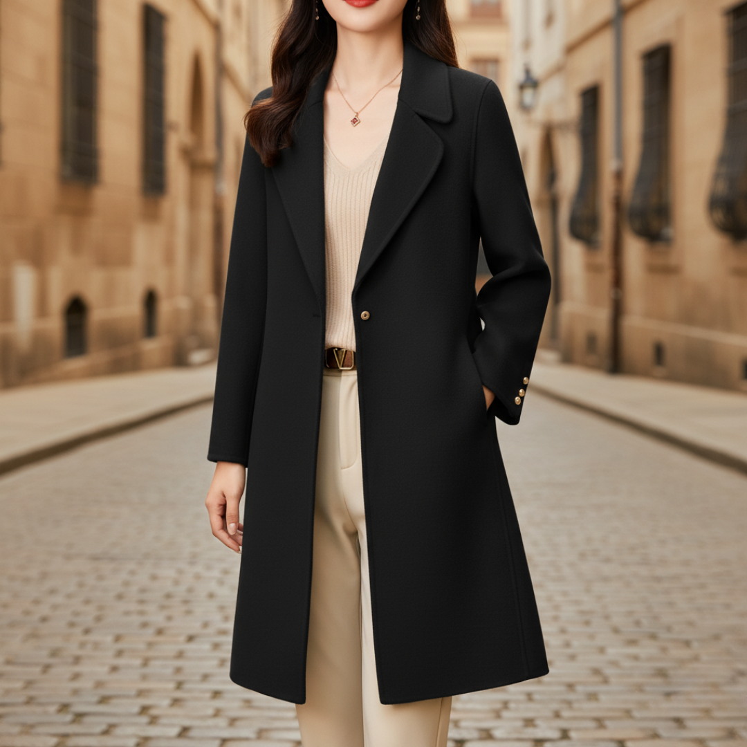 Cappotto Donna Cashmere Corto Invernale Elegante