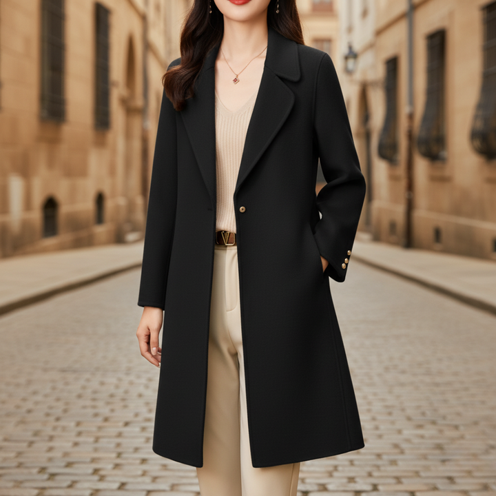 Cappotto Donna Cashmere Corto Invernale Elegante