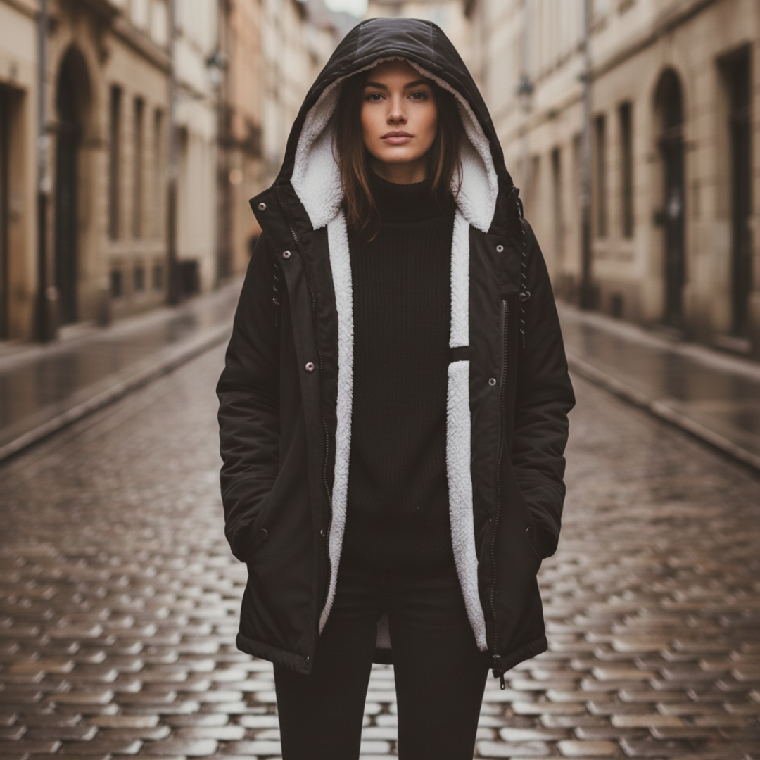 Giacca Invernale Donna con Cappuccio