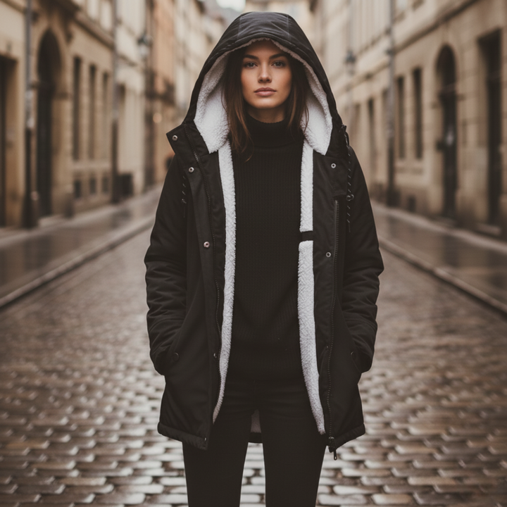 Giacca Invernale Donna con Cappuccio