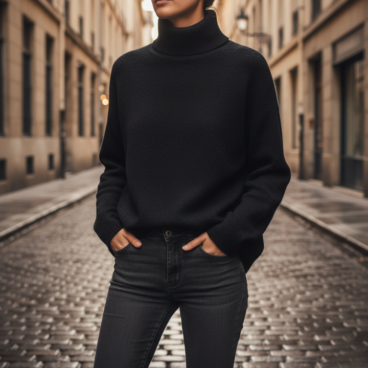 Maglione Donna Collo Alto Comodo