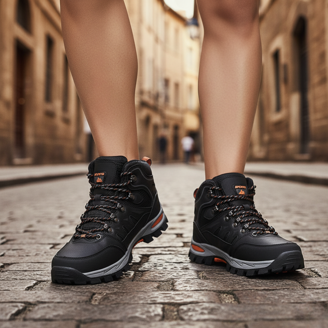 Wasserdichte Herren-Wanderschuhe mit Schnürsenkeln